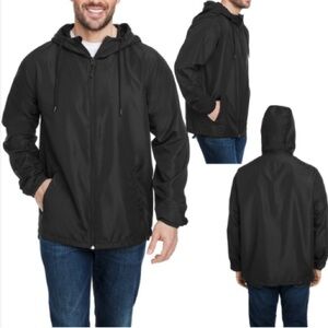 GOODFELLOW Men’s Waterproof Black lightweight windbreaker jacket | M